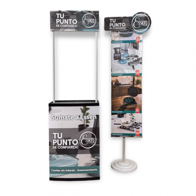 Banner Rotativo + Ministand