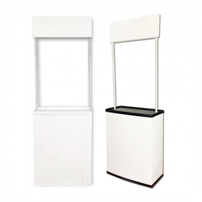 Ministand 70cm Sin gráfica Tapa Blanca o Negra