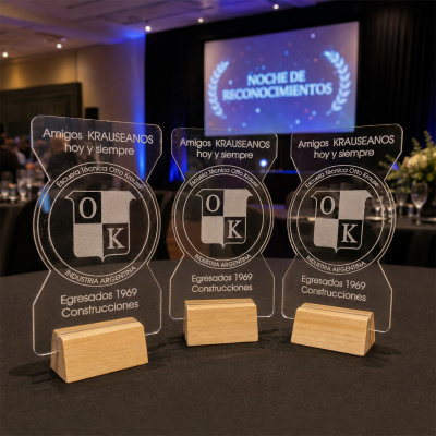 Premios Trofeos de Acrilico